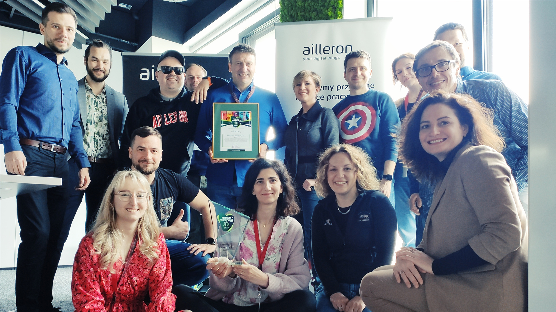 Ailleron Friendly Workplace 2023 Award