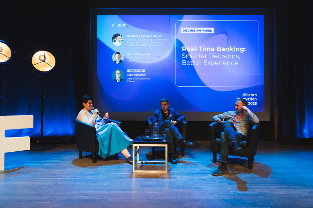 AIF25 Real-Time Banking - featured Katarzyna Tomczyk -Czykier i Michał Walerowski, moderated by Artur Krzystek