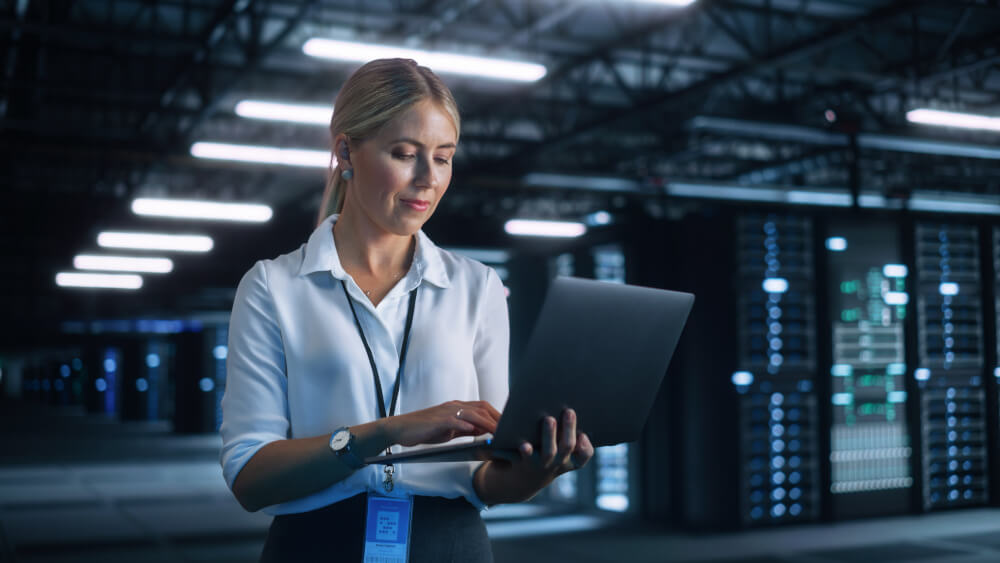 Portrait of Successful Female Chief Engineer