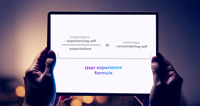 user experience formula by Aga Szóstek