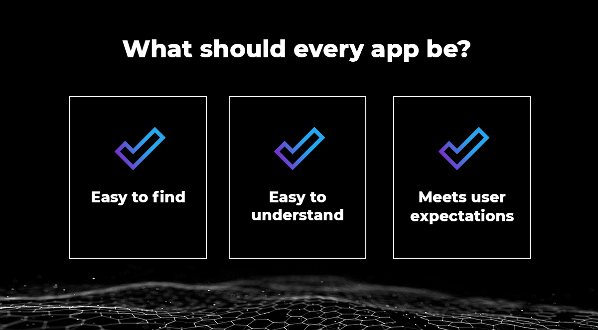 what should every app be by Ailleron