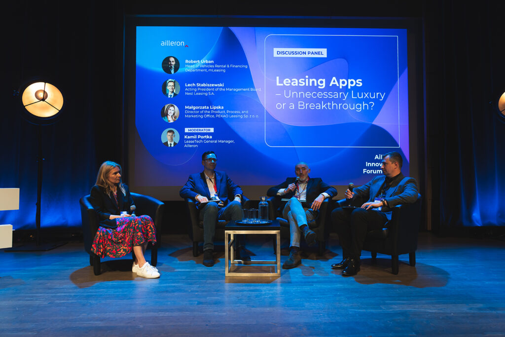 AIF 25 Leasing Apps - Unnecessary Luxury or a Breakthrough - featured Robert Urban, Lech Stabiszewski, Malgorzata Lipska, moderated by Kamil Portka